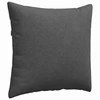 Sofa Pagalvės 2 pcs Tamsiai pilka 45 x 45 cm Kordūrinis audinys