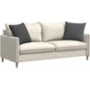Sofa Pagalvės 2 vnt. Tamsiai pilka 50 x 50 cm Kordūrinis audinys