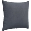 Sofa Pagalvės 2 vnt. Tamsiai pilka 50 x 50 cm Kordūrinis audinys