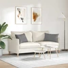Sofa Pagalvės 2 vnt. audinys Tamsiai pilka 60 x 40 cm