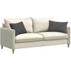 Sofa Pagalvės 2 vnt. Tamsiai pilka 60 x 40 cm Kordūrinis audinys