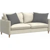 Sofa Pagalvės 2 vnt. audinys Tamsiai pilka 70 x 50 cm