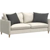Sofa Pagalvės 2 pcs Tamsiai pilka 70 x 50 cm Kordūrinis audinys