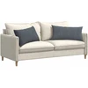 Sofa Pagalvės 2 vnt. Tamsiai pilka 80 x 40 cm Kordūrinis audinys