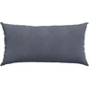 Sofa Pagalvės 2 vnt. Tamsiai pilka 80 x 40 cm Kordūrinis audinys