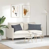 Sofa Pagalvės 2 vnt. Tamsiai pilka 80 x 40 cm Kordūrinis audinys