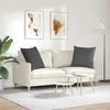 Sofa Pagalvės 2 vnt. Tamsiai pilka 80 x 80 cm Kordūrinis audinys
