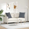 Sofa Pagalvės 2 vnt. Tamsiai pilka 80 x 80 cm Kordūrinis audinys