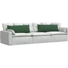 Sofa Pagalvės 2 vnt. Tamsiai žalia 120 x 40 cm
