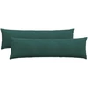 Sofa Pagalvės 2 vnt. Tamsiai žalia 145 x 40 cm