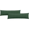 Sofa Pagalvės 2 pcs Tamsiai žalia 145 x 40 cm
