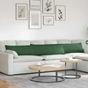 Sofa Pagalvės 2 pcs Tamsiai žalia 200 x 40 cm