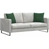 Sofa Pagalvės 2 pcs Tamsiai žalia 45 x 45 cm Kordūrinis audinys