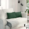 Sofa Pagalvės 2 pcs Tamsiai žalia 50 x 30 cm Kordūrinis audinys