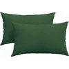Sofa Pagalvės 2 pcs Tamsiai žalia 50 x 30 cm Kordūrinis audinys