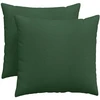 Sofa Pagalvės 2 vnt. Tamsiai žalia 50 x 50 cm Kordūrinis audinys