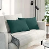Sofa Pagalvės 2 pcs Tamsiai žalia 60 x 40 cm audinys
