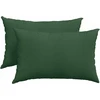 Sofa Pagalvės 2 pcs Tamsiai žalia 60 x 40 cm Kordūrinis audinys