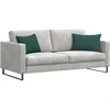 Sofa Pagalvės 2 vnt. audinys Tamsiai žalia 60 x 40 cm