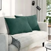 Sofa Pagalvės 2 pcs Tamsiai žalia 70 x 50 cm Kordūrinis audinys
