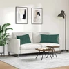 Sofa Pagalvės 2 pcs Tamsiai žalia 80 x 40 cm Kordūrinis audinys