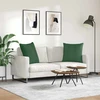 Sofa Pagalvės 2 vnt. Tamsiai žalia 80 x 80 cm Kordūrinis audinys