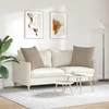 Sofa Pagalvės 2 vnt. audinys Tortora 80 x 80 cm
