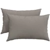 Sofa Pagalvės 2 pcs Taupe 60 x 40 cm audinys