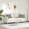 Sofa Pagalvės 2 pcs Taupe 60 x 40 cm audinys