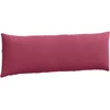 Sofa Pagalvės 2 vnt. Vyno raudona 120 x 40 cm Kordūrinis audinys