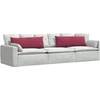 Sofa Pagalvės 2 vnt. Vyno raudona 120 x 40 cm Kordūrinis audinys