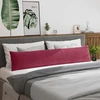Sofa Pagalvės 2 vnt. Vyno raudona 200 x 40 cm Kordūrinis audinys