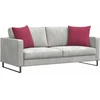 Sofa Pagalvės 2 pcs Vyno raudona 50 x 50 cm Kordūrinis audinys
