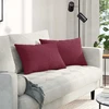 Sofa Pagalvės 2 vnt. audinys Vyno raudona 60 x 40 cm
