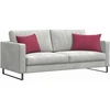 Sofa Pagalvės 2 vnt. Vyno raudona 60 x 40 cm Kordūrinis audinys