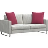 Sofa Pagalvės 2 pcs Vyno raudona 60 x 60 cm Kordūrinis audinys