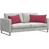 Sofa Pagalvės 2 vnt. Vyno raudona 80 x 40 cm Kordūrinis audinys