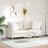 Sofa Pagalvės 2 pcs Balta 50 x 50 cm audinys
