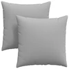 Sofa Pagalvės 2 vnt. audinys Debesų pilka 60 x 60 cm