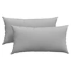 Sofa Pagalvės 2 vnt. audinys Debesų pilka 80 x 40 cm