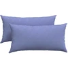 Sofa Pagalvės 2 pcs Džinsinės mėlynos 80 x 40 cm audinys