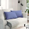 Sofa Pagalvės 2 pcs Džinsinės mėlynos 60 x 40 cm audinys