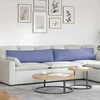 Sofa Pagalvės 2 vnt. audinys Džinsinės mėlynos 145 x 40 cm