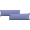 Sofa Pagalvės 2 vnt. audinys Džinsinės mėlynos 120 x 40 cm