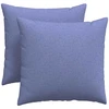 Sofa Pagalvės 2 pcs Džinsinės mėlynos 45 x 45 cm audinys