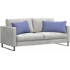 Sofa Pagalvės 2 pcs Džinsinės mėlynos 80 x 40 cm audinys