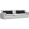 Sofa Pagalvės 2 vnt. audinys Juoda 120 x 40 cm