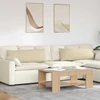 Sofa Pagalvės 2 vnt. audinys Kreminė 120 x 40 cm