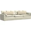 Sofa Pagalvės 2 vnt. audinys Kreminė 120 x 40 cm