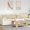 Sofa Pagalvės 2 vnt. audinys Kreminė 145 x 40 cm